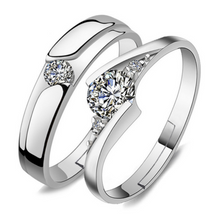 Load image into Gallery viewer, Fashion Couple Rings Silver Ring for couples on Anniversary