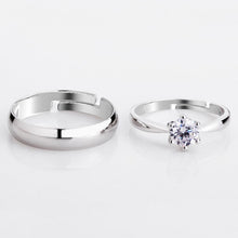 Load image into Gallery viewer, Fashion Couple Rings Silver Ring for couples on Anniversary