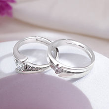 Load image into Gallery viewer, Fashion Couple Rings Silver Ring for couples on Anniversary