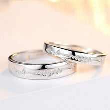 Load image into Gallery viewer, Fashion Couple Rings Silver Ring for couples on Anniversary