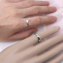 Load image into Gallery viewer, Fashion Couple Rings Silver Ring for couples on Anniversary
