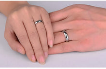 Load image into Gallery viewer, Silver Couple Rings Silver Ring for couples on Anniversary
