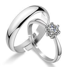 Load image into Gallery viewer, Fashion Couple Rings Silver Ring for couples on Anniversary
