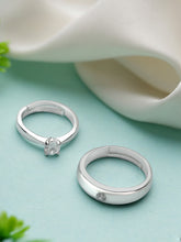 Load image into Gallery viewer, Fashion Couple Rings Silver Ring for couples on Anniversary
