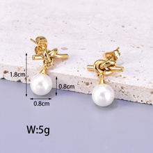 Load image into Gallery viewer, Earrings for Girls and Pearl Drop Earring for Women
