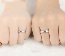 Load image into Gallery viewer, Fashion Couple Rings Silver Ring for couples on Anniversary
