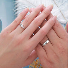 Load image into Gallery viewer, Fashion Couple Rings Silver Ring for couples on Anniversary
