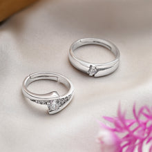 Load image into Gallery viewer, Fashion Couple Rings Silver Ring for couples on Anniversary
