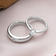 Load image into Gallery viewer, Fashion Couple Rings Silver Ring for couples on Anniversary
