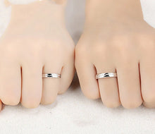 Load image into Gallery viewer, Fashion Couple Rings Silver Ring for couples on Anniversary
